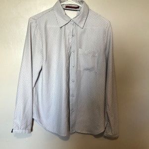 Poka dot button up blouse